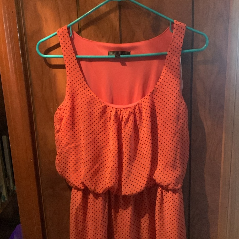 Cute summer high low asymmetrical dress.